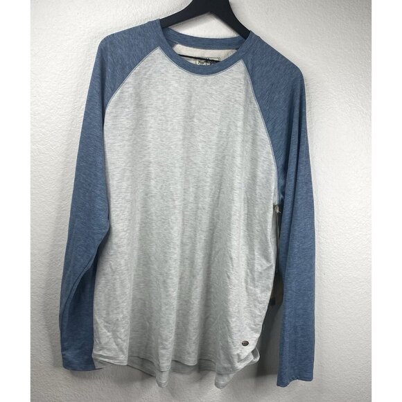 True Grit Shirt Men's Gray Sz XXL Raglan Long Sleeve Oversized NWT - Picture 1 of 9